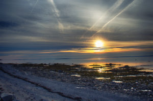 Coucher de soleil par Caroline Gagnon